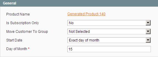 Associated Profiles tab (appears after a new Subscription Type is saved ): This grid will show all the payment profiles related to this particular Subscription Type Setting Up Subscriptions You can