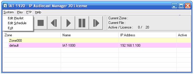 receive broadcasts from the IP Audiocast Manager.