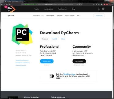 Step 2(a): PyCharm Community Edition [Windows] Python 3 includes a basic development environment called IDLE.