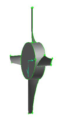Impeller selection CLARK-Y airfoil and the relative thickness is 12%.