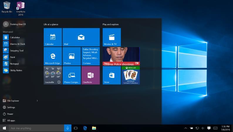 New Features Windows 10 is Microsoft s newest operating system.