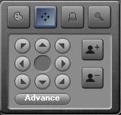 Video Adjustment Control Using the slide type control, the video of the selected video area can be adjusted.