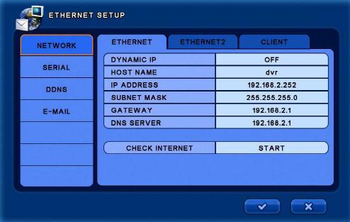 7.1 Network Connect For using web connection through internet, 7000 and 80 ports should be set as