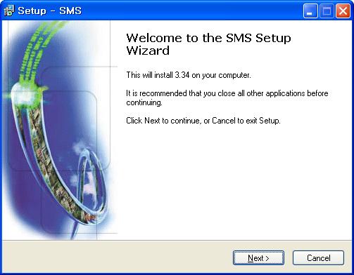 2. SMS Installation 2.1 How to install 1 Set the Installation CD on the CD-ROM drive.