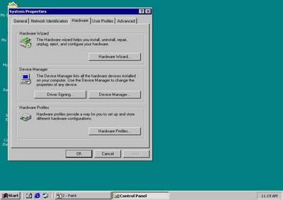8) WINDOWS 2000 UNISTALLATION GUIDE 1. Boot up your computer system. 2. Click Control Panel. 3.
