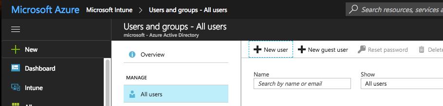 2) Enter the name, user name and choose Global administrator for the directory role. Then click OK.