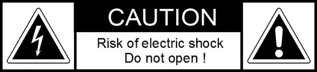 Cautionary instructions Maintenance and service of the device may only be carried out by qualified service personnel, as when opening and /or removing coverings of the device live parts may be