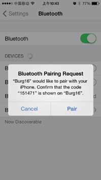 Manual for iphone 6 Confirm your iphone Password (change this to password, passkey is not correct!