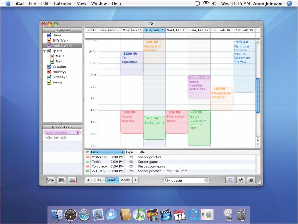 Address Book and ical Address Book and ical make it easy to organize and share information with others.