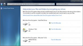 Step 1: Go to BitLocker Step 1 (Windows 7): Check if your PC has BitLocker. Go to Control Panel, then select System and Security and look for BitLocker.