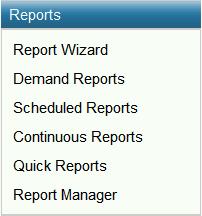 Accessing the Reports Menu The reports menu options are available from the main menu and may be located under the Reports heading, depending on the theme you are using (some themes don't display