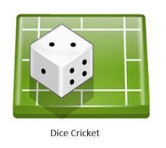 Dice cricket A special Dice has on its sides the numbers 0,1,2,4 and 6 and on the last side is written OUT.