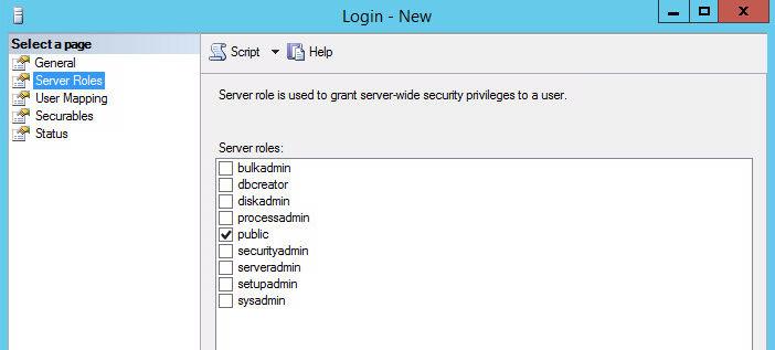 4 Select whether to use a Windows account or local SQL Server account for authentication.