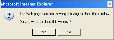 5 Exit Click the menu exit, the following page will appear: Click Yes :