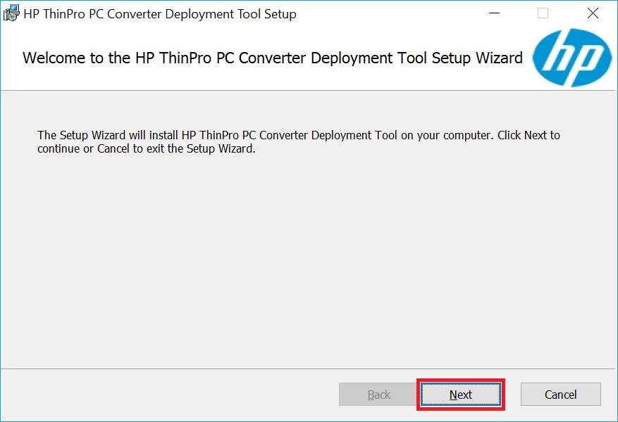 Install HP ThinPro PC Converter In this section, we will cover the step-by-step instructions on how to create an installer USB drive with HP ThinPro OS and deploy it on any target PC, there by