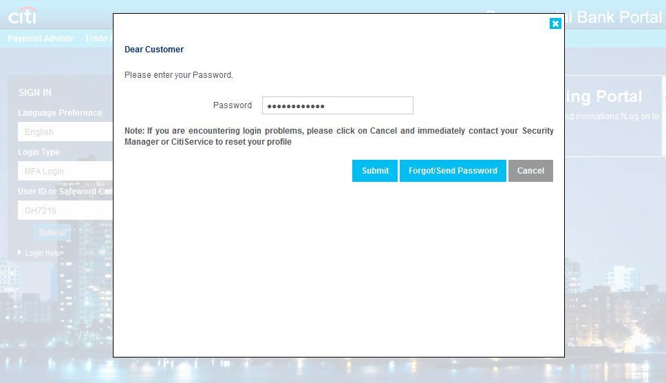 7. You should be logged into Commercial Bank Portal now.