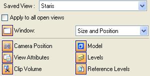 Storing Geometry Method: From View View Type: Saved View Name: Stairs Clip Volume: select Stairwell Associative Clip Volume: Enabled 4 Enter a data point in the view.