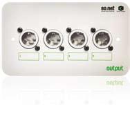 Overview SONET4: Cat5 Audio Distribution System - 4 in / 4 out The new so.