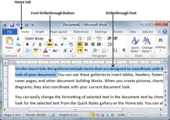 28 Change Text Colour In Word 2010 In this chapter, we will discuss how to change text colours in Word 2010.
