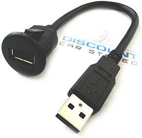 demands without drilling) C. Not Mounted ed- (default) Connect your own USB Cable A.
