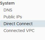 7. Clicking on Networking & Security displays an overview of connections 8. In the Security Tab, define access rules for management and access to vcenter (by default everything is denied).