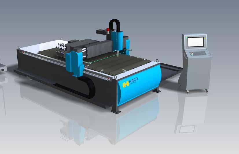CNC PLASMA CUTTING MACHINE A WELL-ENGINEERED MACHINE The ATPL features an over dimensioned table frame which is constituted of separate chambers.