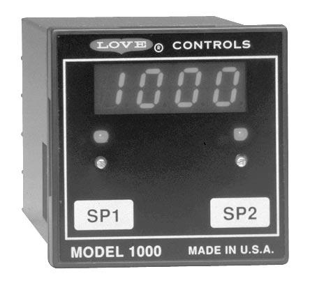 INSTRUCTIONS FOR MODEL 1000 DIGITAL PROCESS INDICATOR AND ALARM LOVE CONTROLS DIVISION Dwyer Instruments, Incorporated PO Box 338
