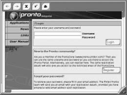 The Browser In this chapter you can find general information about the ipronto Browser application. You can find detailed and frequently updated information in the ipronto Online Help at http://www.