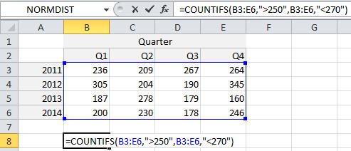 Excel Skills - Functions as being a cell reference) Note that in Excel formulas <, > and = usually do not have quotes ( ) around them.