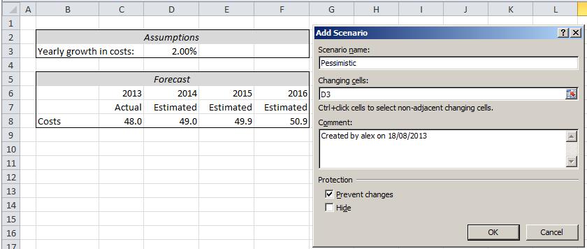 Excel Skills - What-If analysis As before we have given