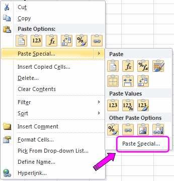 Excel Skills - Copying and pasting When you do that