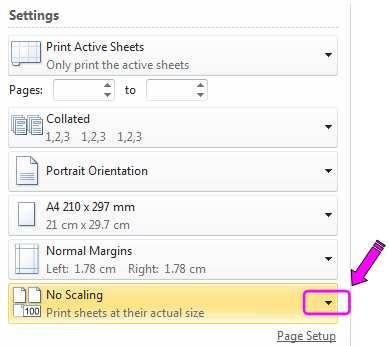 Excel Skills - Printing Click
