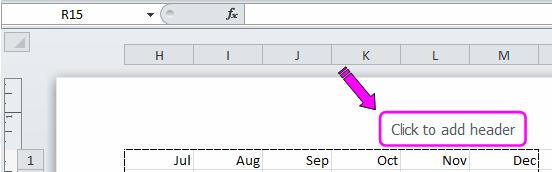 Excel Skills - Printing Excel switches to Page Layout view mode.