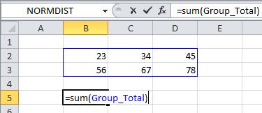 Excel Skills - Formulas and referencing To manage the list of named ranges click on the Name