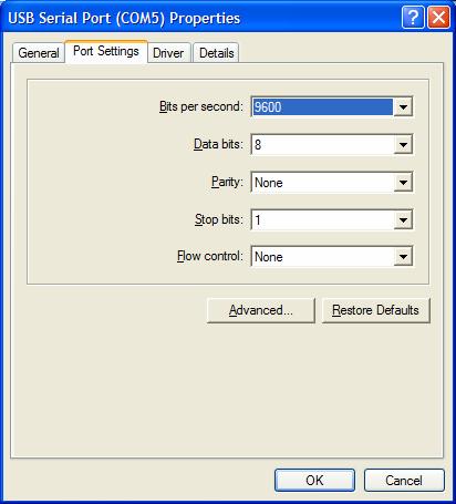 Using configuration utilities Step 4 The RS-232 USB Serial Port Advanced Options dialog box displays the firmware revision of the USB-to-Serial adapter and lets you enable or disable the low-latency