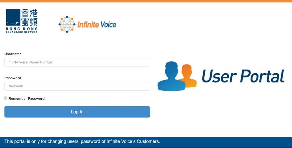 5 User Portal Users can log into Infinite Voice