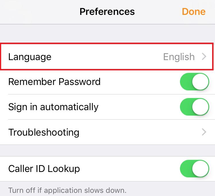 6 Language Settings There are three (3) language options available on