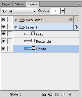 Page 4 process to rename the Home layer to Links. Giving your layers good names will help keep things organized.