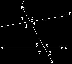Day 2: Non parallel transversal angle relationship A transversal is a line that intersects lines at two different points. The transversal PQ and the lines AB and CD form eight angles.