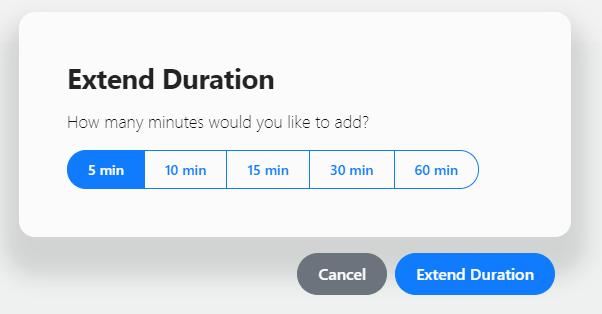 4.1 EXTENDING DURATION You can add up