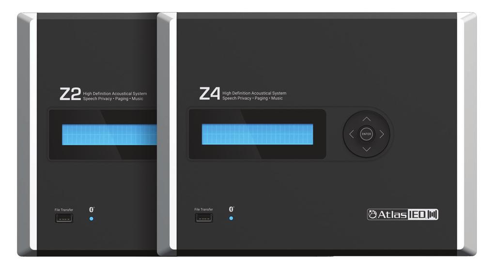 Z Series Project Design Guide AtlasIED Z Series Z2 and Z4 models can store 10 different programs called Presets. These presets are designed to be used in many general applications.