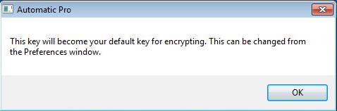 Sending Keys In order to exchange data securely, you can send your public key to your correspondents.