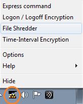 Selection Change To modify the selection of files and folders to be watched and kept encrypted, re-open the Time-Interval Encryption window. You will be shown the current selection.