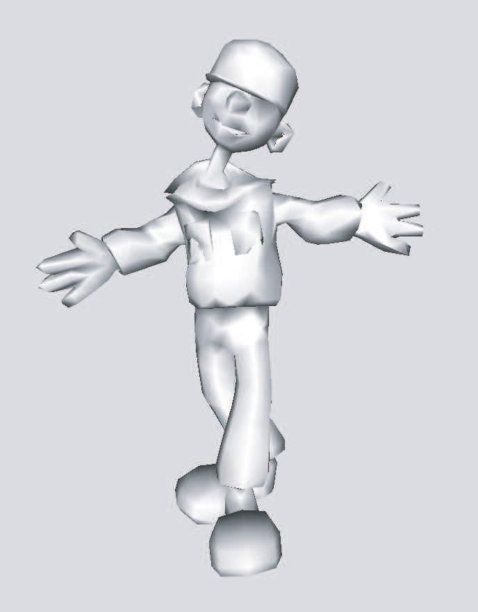 Original Optimal Placement Pair Vertex Placement Figure 2: On the left is an example of a Linear Blend skinned character.