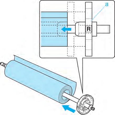of the Roll Holder  Handling Paper Handling rolls 3 With the edge of the roll paper facing forward