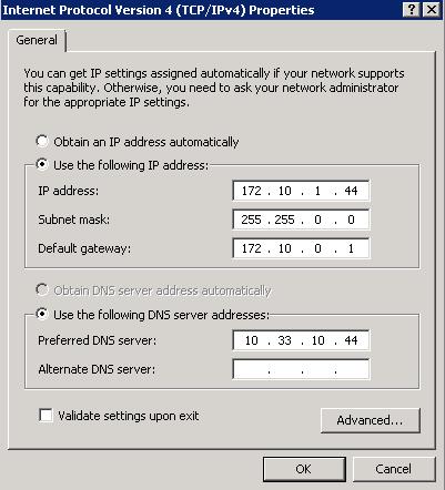 Figure 2-2 Select Change adapter settings Step 4.