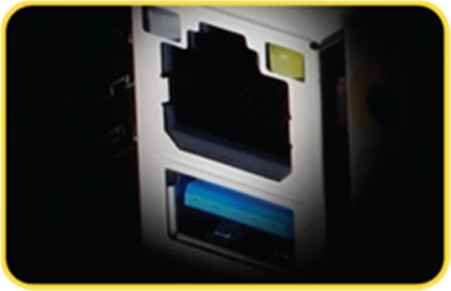 advanced electrostatic discharge (ESD) protection for both your Ethernet LAN and USB ports,
