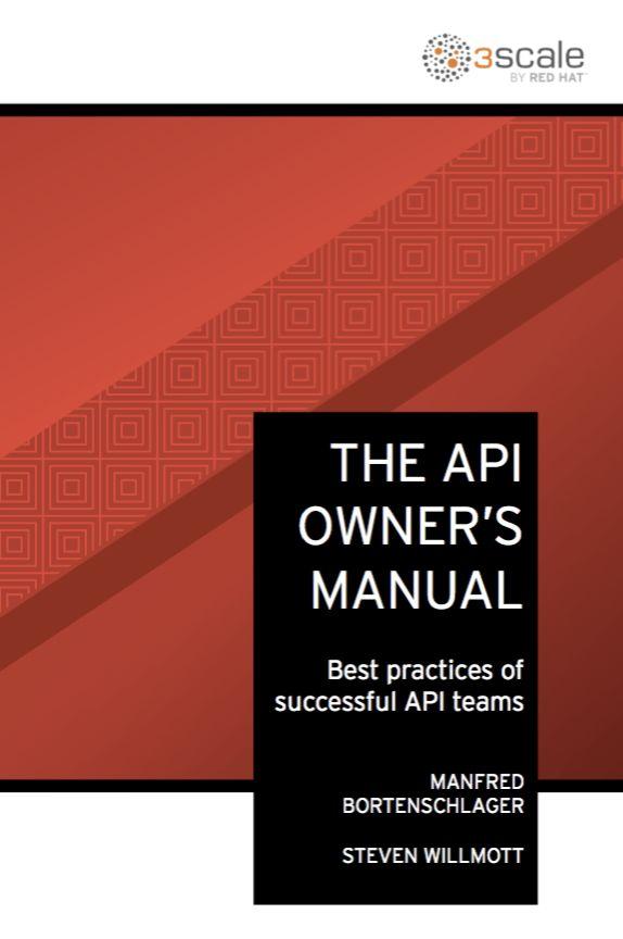 THE API OWNER S MANUAL Captured learning from successful API teams Reinforced by