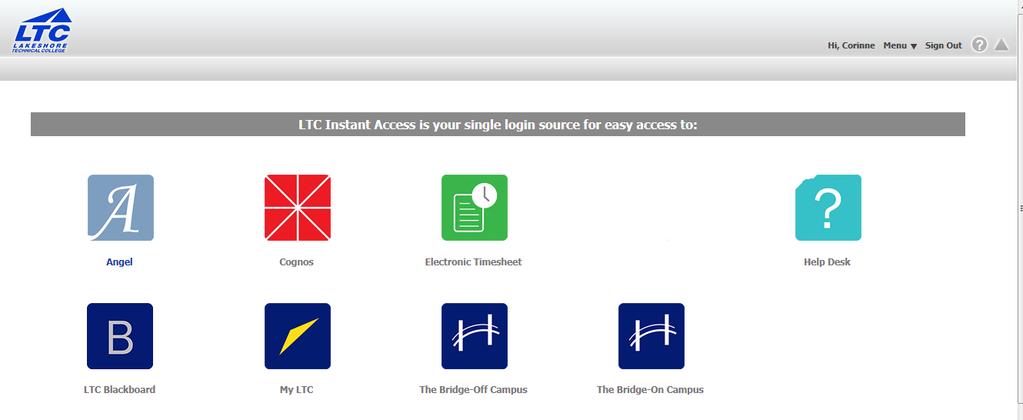 LTC Instant Access Homepage Applications All of the