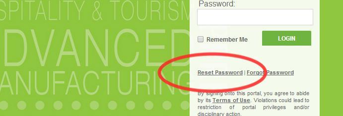 Option 2: From the Instant Access Login Screen Click the Reset Password link located below the Login/password fields on the Login screen. Enter your LTC network username.
